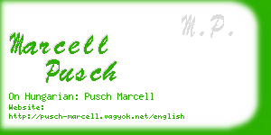 marcell pusch business card